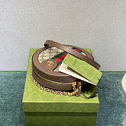 GUCCI OPHIDIA MINI GG ROUND SHOULDER BAG 550618 SIZE 18 X 18 X 4.5CM - 6