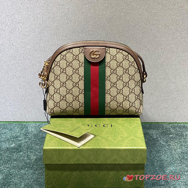 GUCCI OPHIDIA GG SMALL SHOULDER BAG 499621 SIZE 23.5 X 19 X 8 CM - 1
