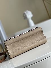 LOUIS VUITON TWIST MM BEIGE M57318 SIZE 23 x 17 x 9.5 cm - 3