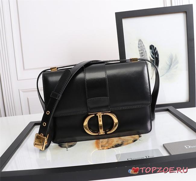 DIOR 30 MONTAIGNE BAG BLACK M9203_24 x 17 x 8 cm - 1