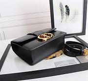 DIOR 30 MONTAIGNE BAG BLACK M9203_24 x 17 x 8 cm - 2