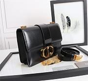 DIOR 30 MONTAIGNE BAG BLACK M9203_24 x 17 x 8 cm - 6