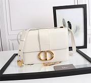 DIOR 30 MONTAIGNE BAG WHITE M9203_24 x 17 x 8 cm - 1