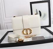 DIOR 30 MONTAIGNE BAG WHITE M9203_24 x 17 x 8 cm - 6