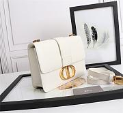 DIOR 30 MONTAIGNE BAG WHITE M9203_24 x 17 x 8 cm - 3