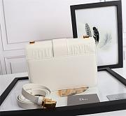 DIOR 30 MONTAIGNE BAG WHITE M9203_24 x 17 x 8 cm - 5
