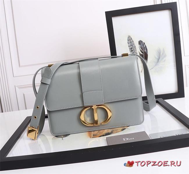 DIOR 30 MONTAIGNE BAG GRAY M9203_24 x 17 x 8 cm - 1