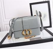 DIOR 30 MONTAIGNE BAG GRAY M9203_24 x 17 x 8 cm - 1