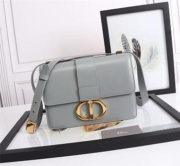 DIOR 30 MONTAIGNE BAG GRAY M9203_24 x 17 x 8 cm