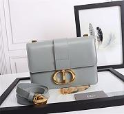 DIOR 30 MONTAIGNE BAG GRAY M9203_24 x 17 x 8 cm - 6