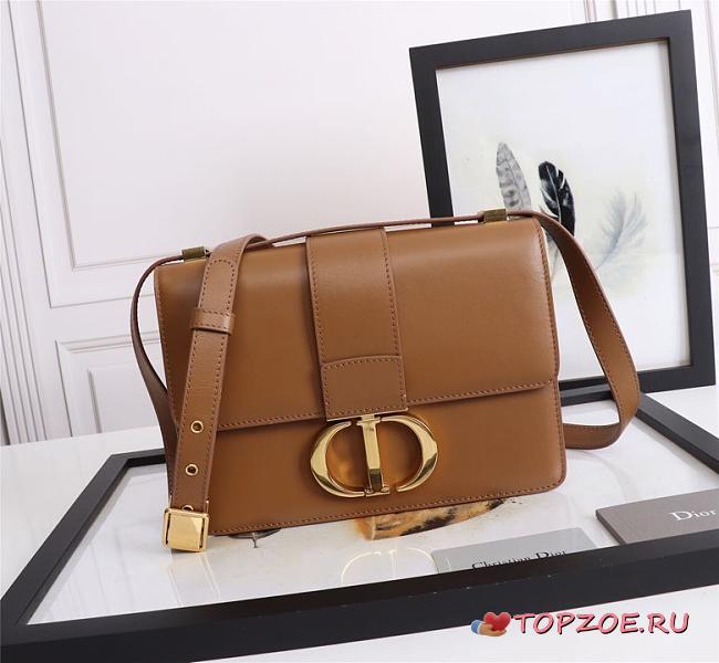 DIOR 30 MONTAIGNE BAG COGNAC M9203 SIZE 24 x 17 x 8 cm - 1