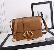 DIOR 30 MONTAIGNE BAG COGNAC M9203 SIZE 24 x 17 x 8 cm - 1