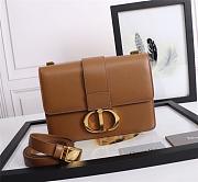 DIOR 30 MONTAIGNE BAG COGNAC M9203 SIZE 24 x 17 x 8 cm - 5