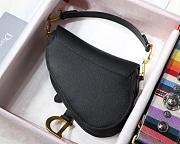 DIOR SADDLE BAG BLACK M0446 SIZE 25.5 x 20 x 6.5cm - 3