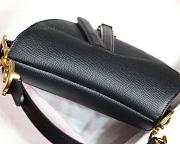 DIOR SADDLE BAG BLACK M0446 SIZE 25.5 x 20 x 6.5cm - 6