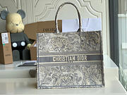 DIOR BOOK TOTE GRAY M1286 SIZE 42 CM - 1