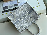 DIOR BOOK TOTE GRAY M1286 SIZE 42 CM - 6