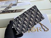 DIOR SADDLE WALLET S5614  SIZE 19 x 11 x 2.5 CM - 3