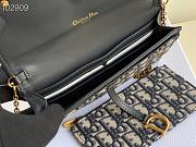DIOR SADDLE WALLET S5614  SIZE 19 x 11 x 2.5 CM - 4