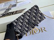 DIOR SADDLE WALLET S5614  SIZE 19 x 11 x 2.5 CM - 5