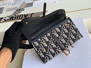 DIOR SADDLE WALLET S5614  SIZE 19 x 11 x 2.5 CM - 2