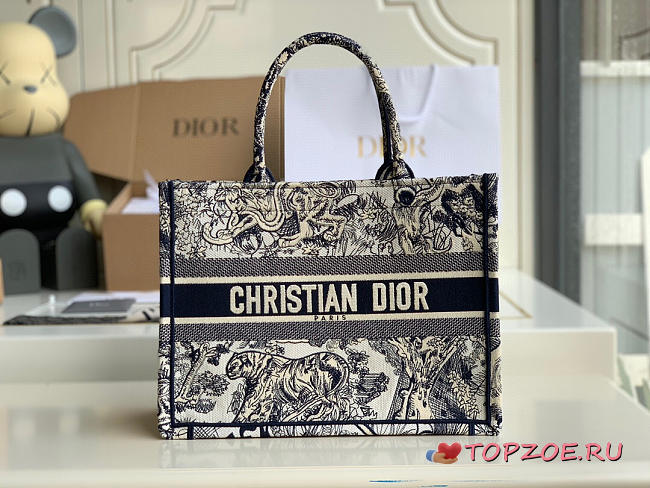 SMALL DIOR BOOK TOTE M1296 SIZE 36 CM - 1