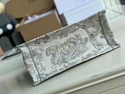 SMALL DIOR BOOK TOTE GRAY M1296 SIZE 36 CM - 5