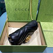 GUCCI GG MARMONT SUPER MINI BAG ‎476433 SIZE 16.5 X 10 X 5CM - 5