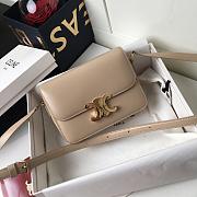 MEDIUM TRIOMPHE BAG NUDE 187363 SIZE 22CM - 1