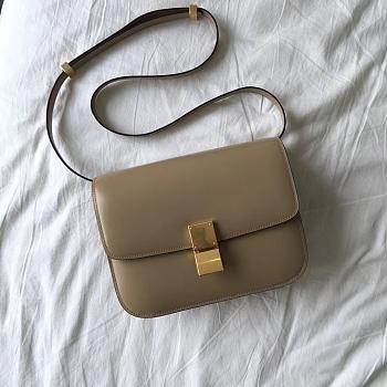 CELINE MEDIUM CLASSIC BAG MOCHA 189173 SIZE 24 x 18 x 7 CM