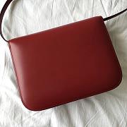 CELINE MEDIUM CLASSIC BAG RED 189173 SIZE 24 x 18 x 7 CM - 3