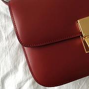 CELINE MEDIUM CLASSIC BAG RED 189173 SIZE 24 x 18 x 7 CM - 2