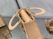 SMALL LADY DIOR BAG BEIGE M0531 SIZE 20 x 16.5 x 8 CM - 2