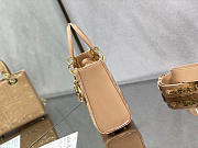 SMALL LADY DIOR BAG BEIGE M0531 SIZE 20 x 16.5 x 8 CM - 4
