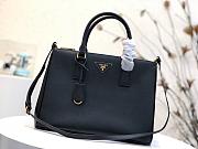 Prada Galleria Black Large Bag 1BA274 Size 32×24×14cm - 1