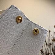 Prada Galleria White Large Bag 1BA274 Size 32×24×14cm - 4