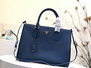 Prada Galleria Bluette Large Bag 1BA274 Size 32×24×14cm - 1