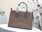 Prada Galleria Clay Gray Large Bag 1BA274 Size 32×24×14cm - 5