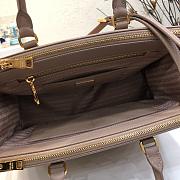 Prada Galleria Clay Gray Large Bag 1BA274 Size 32×24×14cm - 6