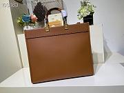 FENDI SUNSHINE MEDIUM BROWN 8BH386 SIZE 36x17x31 CM - 2