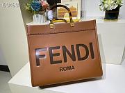 FENDI SUNSHINE MEDIUM BROWN 8BH386 SIZE 36x17x31 CM - 3