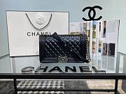 BOY CHANEL HANDBAG BLACK A67086 SIZE 25×15×7.5 CM - 6