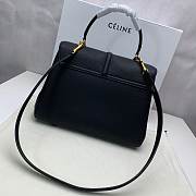 CELINE MEDIUM 16 BAG BLACK 187373 SIZE 32 x 23.5 x 13 CM - 5