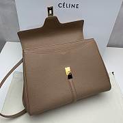CELINE MEDIUM 16 BAG COFFEE 187373 SIZE 32 x 23.5 x 13 CM - 5