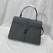 CELINE MEDIUM 16 BAG GRAY 187373 SIZE 32 x 23.5 x 13 CM - 1