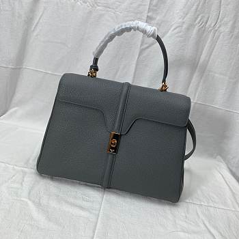 CELINE MEDIUM 16 BAG GRAY 187373 SIZE 32 x 23.5 x 13 CM