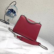 PRADA MONOCHROME BAG FIERY RED 1BD127 SIZE 21×14×10 CM - 4