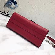 PRADA MONOCHROME BAG FIERY RED 1BD127 SIZE 21×14×10 CM - 5