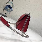 PRADA MONOCHROME BAG FIERY RED 1BD127 SIZE 21×14×10 CM - 6