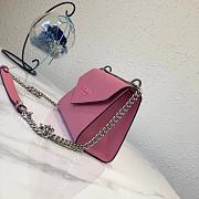 PRADA MONOCHROME BAG FIERY PETAL PINK 1BD127 SIZE 21×14×10 CM - 3